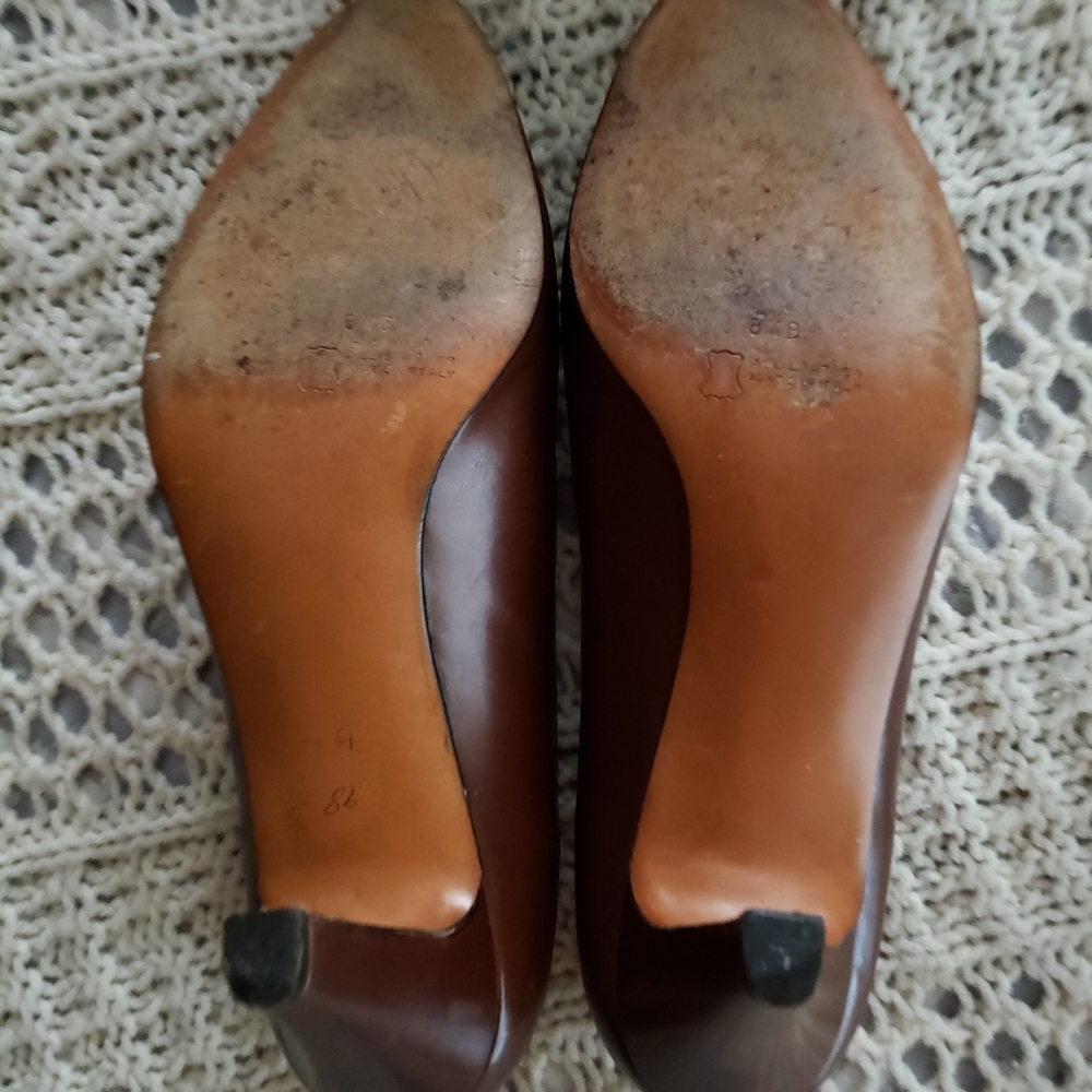 💞VINTAGE 70's AMALFI by RAUGONI BROWN PUMPS💞 - Picture 8 of 8
